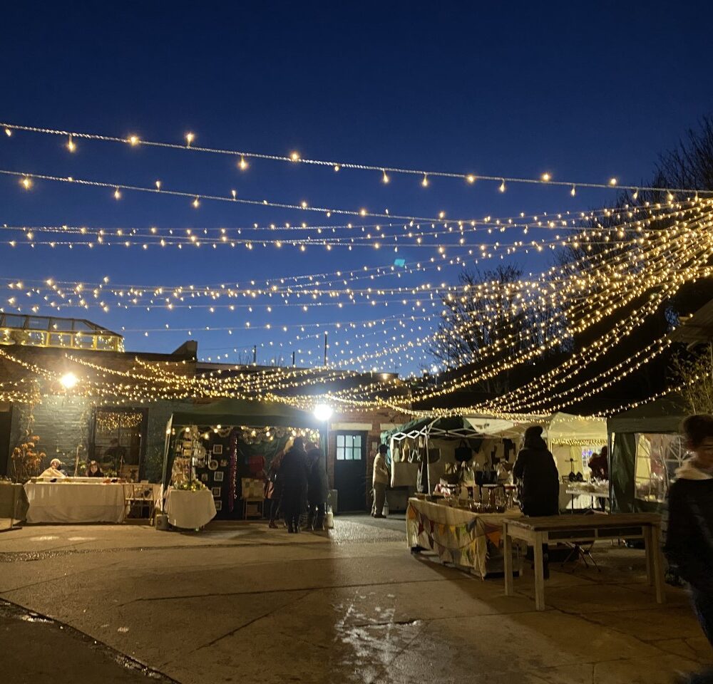 Hastings Makers Market Fairy lights for Christmas