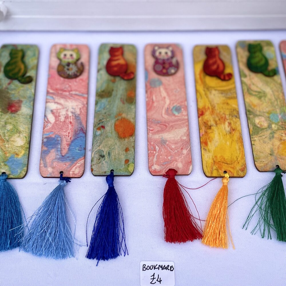 Wooden Cat Bookmarks