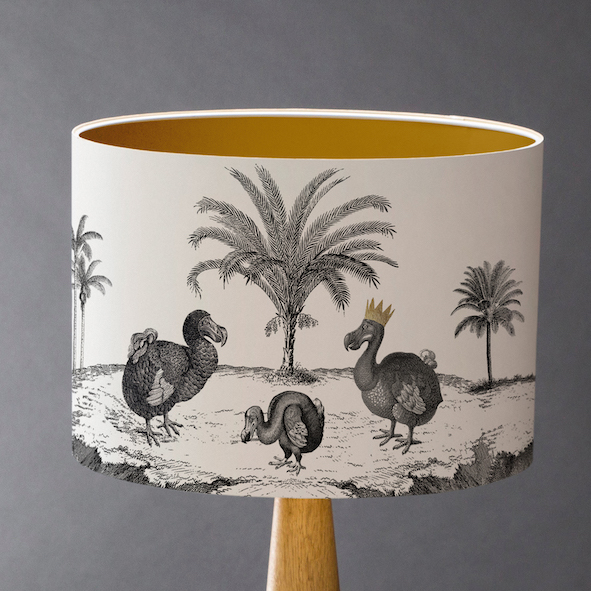 Dodo and palm lampshade