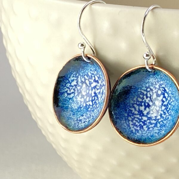 concave-bowl-earrings-blue-white-on-sterling-silver-hook-wires-katie-johnston-jewellery