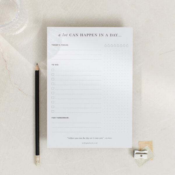 a lot can happen in a day daily planner pad