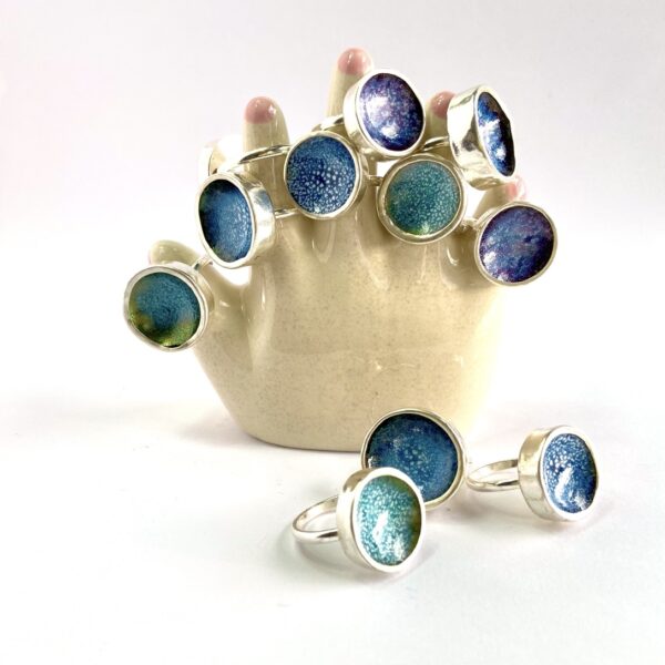 enamel-silver-bowl-rings-katie-johnston-jewellery-hand