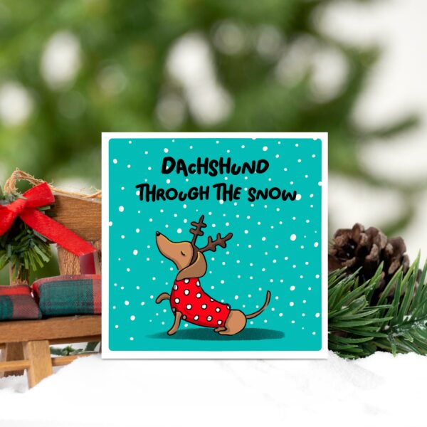 Cake and Crayons, Christmas Dog Greetings Cards