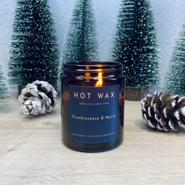 Hot Wax Newcastle, Frankincense & Myrrh candle