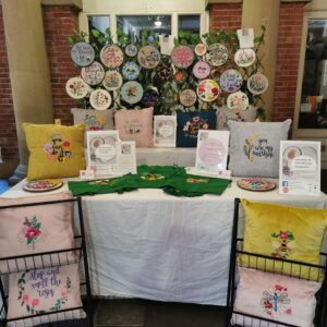 Heartening creations, my stall set up