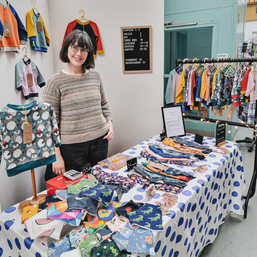 Simpson + C - Kirsty at a market