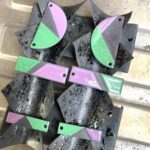 Colourful enamel jewellery by iamrachel