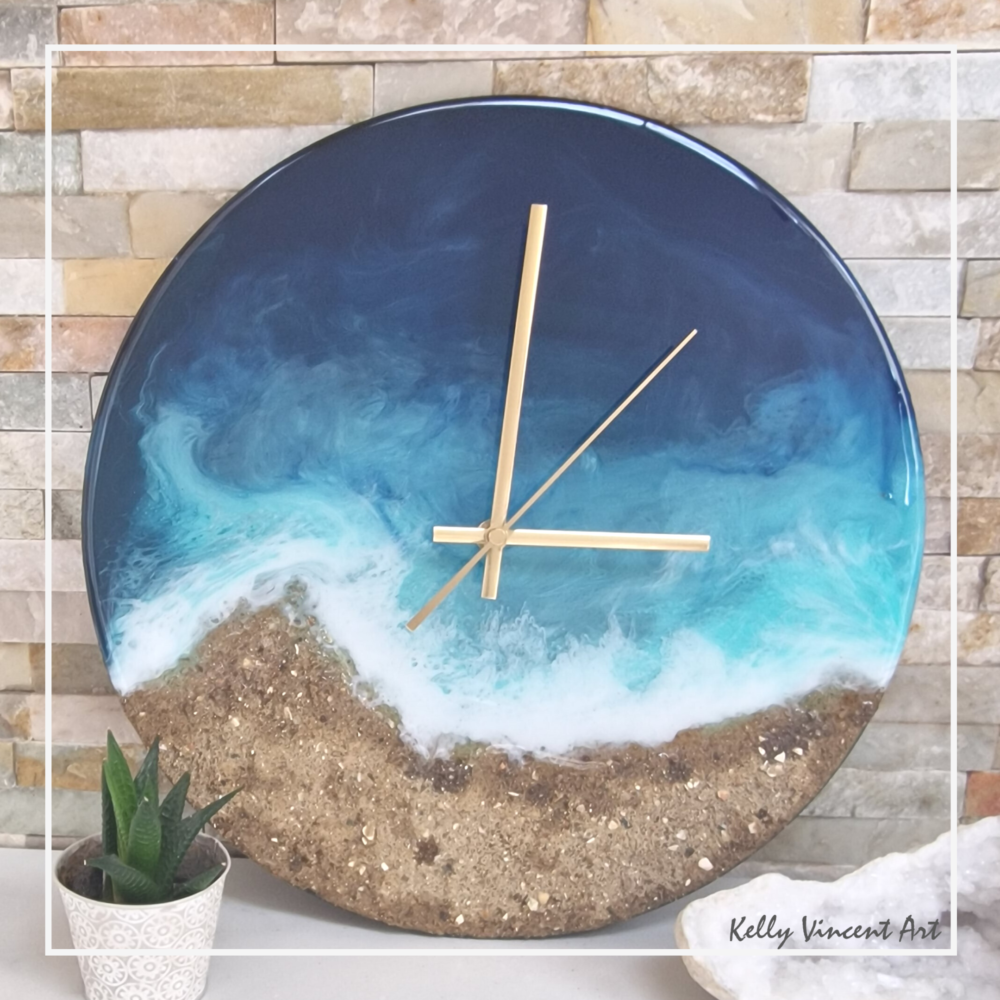 Ocean Waves Clock at Sally Evans Fair