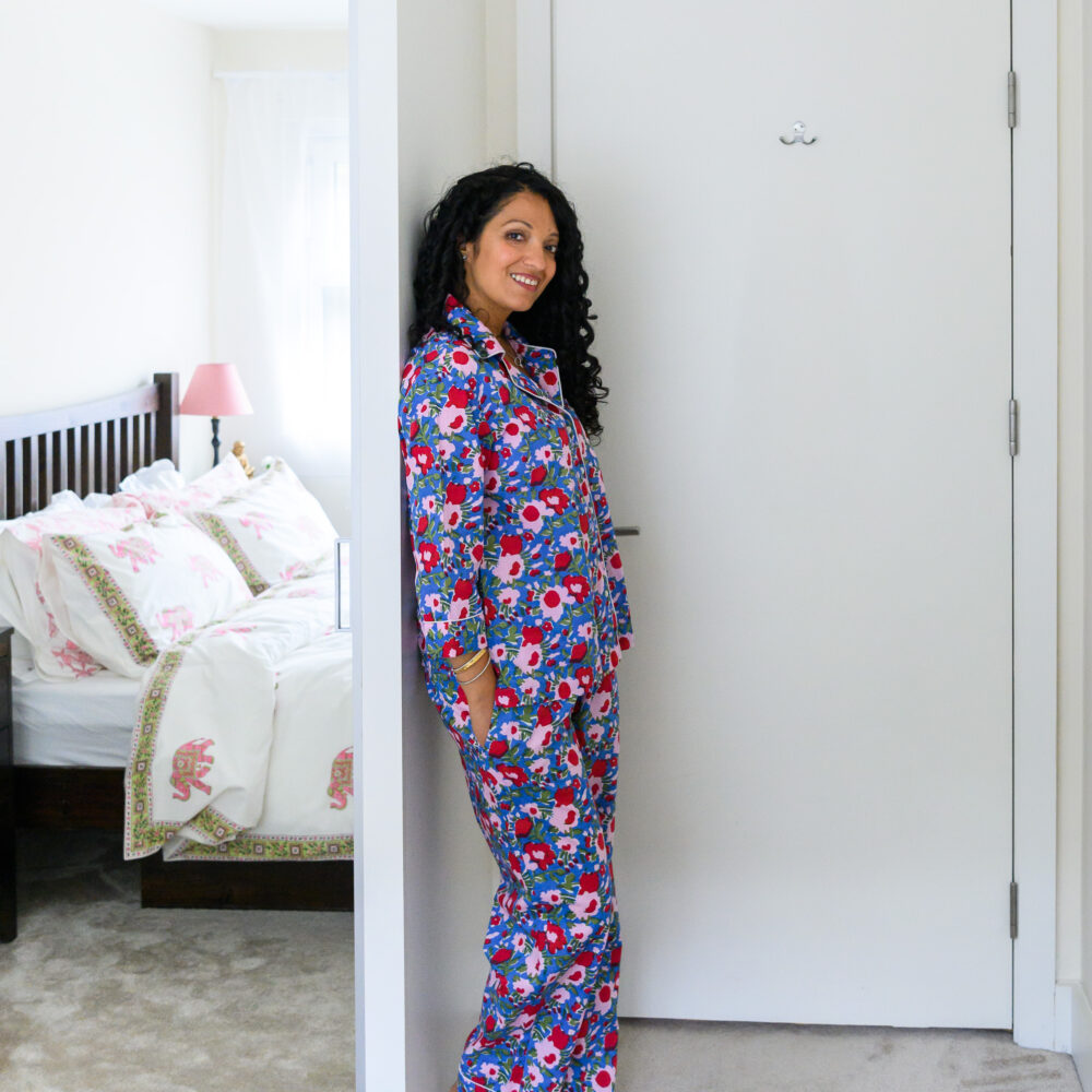 Block Print Women's PJ Set