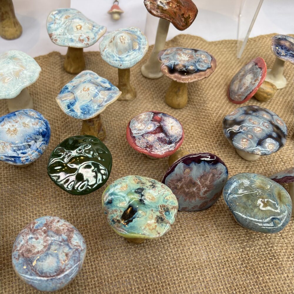 Stoneware mushrooms