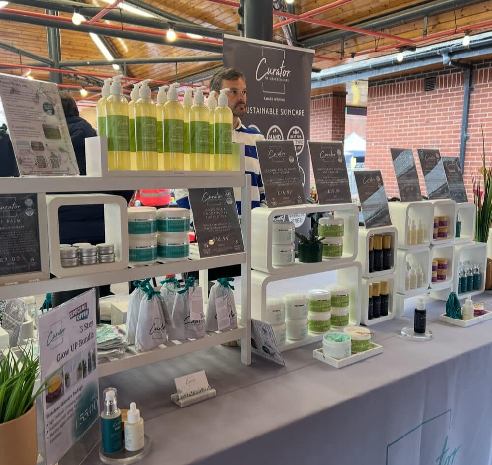 Curator Natural Skincare Pop Stall
