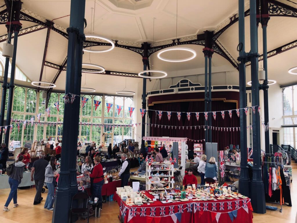 Markets at Buxton Pavilion Gardens Derbyshire Pedddle