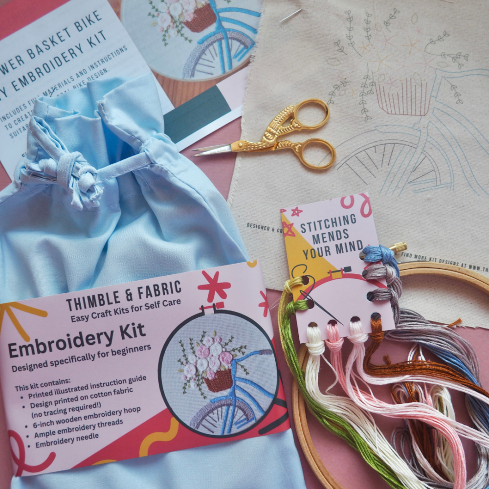 embroidery kit bike