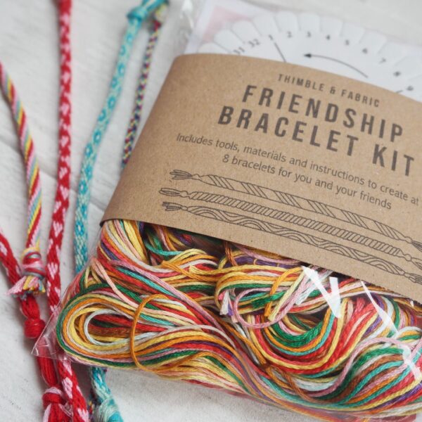 friendship bracelet kit by thimble and fabric