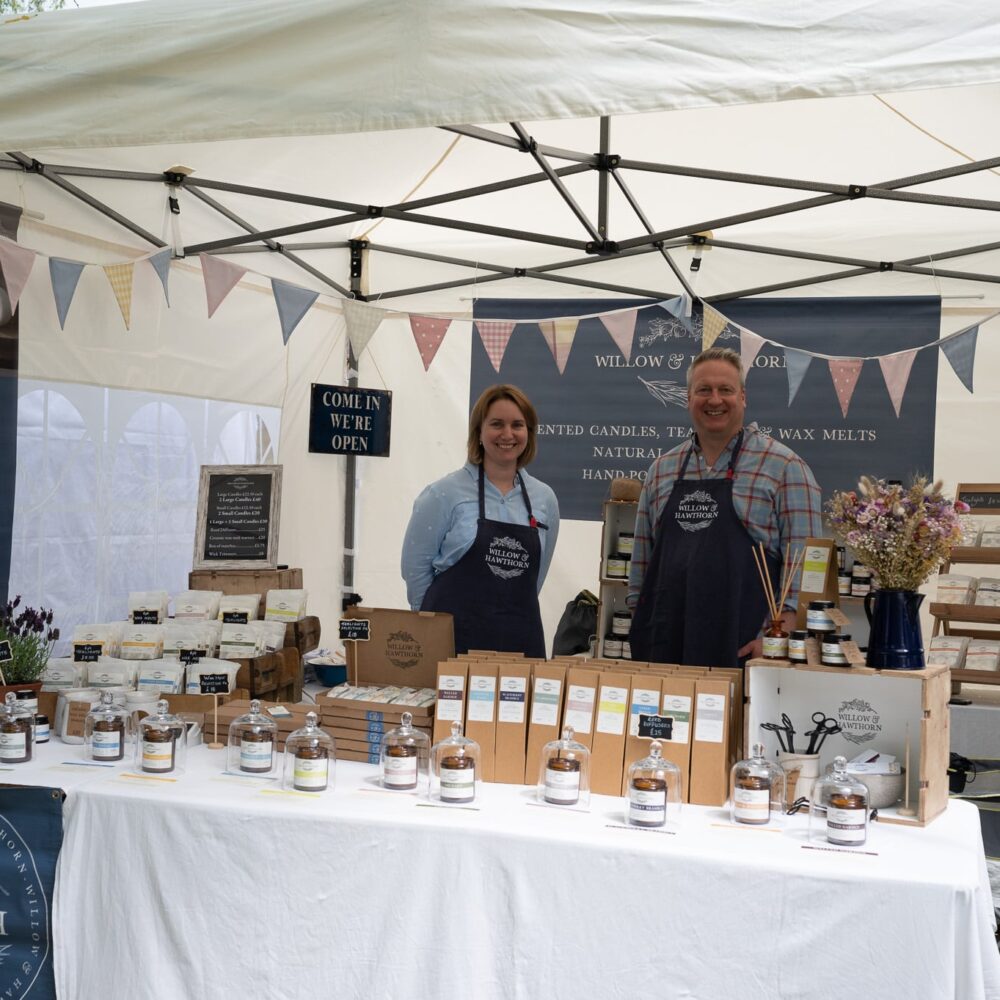 Candle stallholder