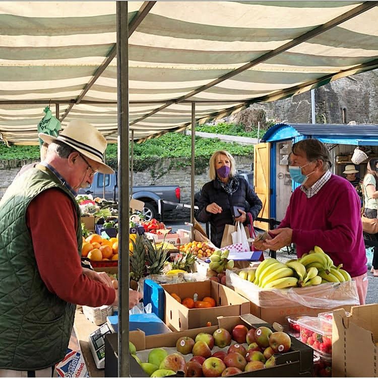 Castle Greengrocers, Hay on Wye, Hay Saturday Market, Pedddle