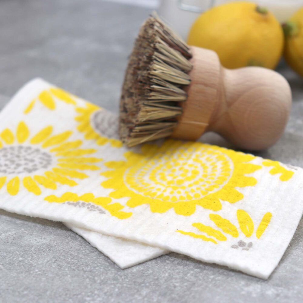 Pasoluna swedish dishcloth sunflower yellow
