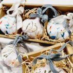 Handpainted Baubles in a box