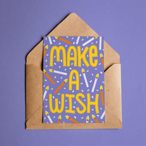 Debra Nelson Design, Make A Wish greeting card