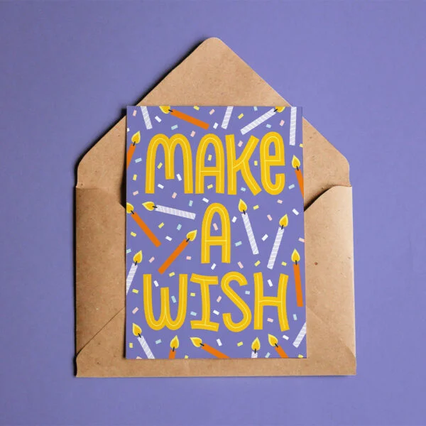 Debra Nelson Design, Make A Wish greeting card