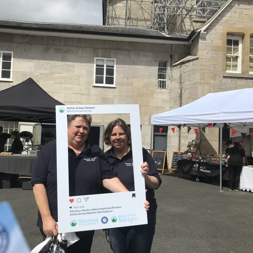 Gaol Staff escaping to the market Ruthin Artisan Market