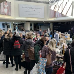 The Handcrafted Market - Chester - shopping crowd