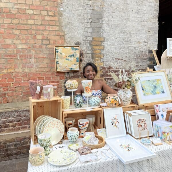 Tasha Samasuwo at Crafty Fox market