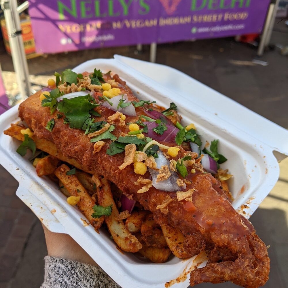 Nelly's Delhi at Newbury Vegan Market by Vegan Fairs
