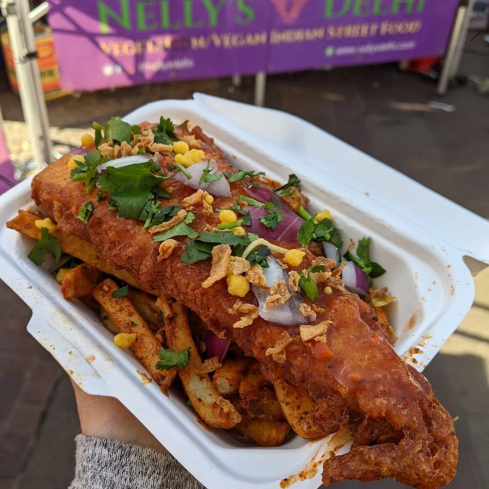 Nelly's Delhi at Newbury Vegan Market by Vegan Fairs