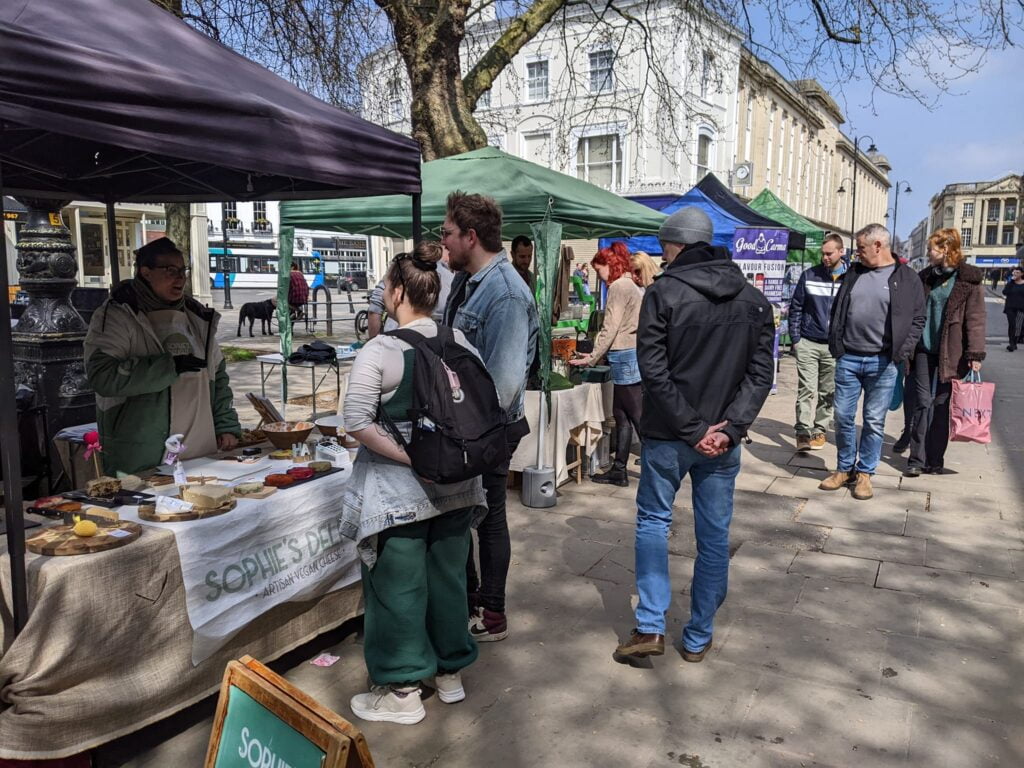 Cheltenham Vegan Market Markets in Gloucestershire Pedddle