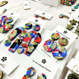 Polymer Clay Jewellery, Earrings by No Shrinking Violet