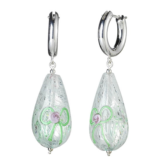 At Last Emporium, lampwork glass beads earrings