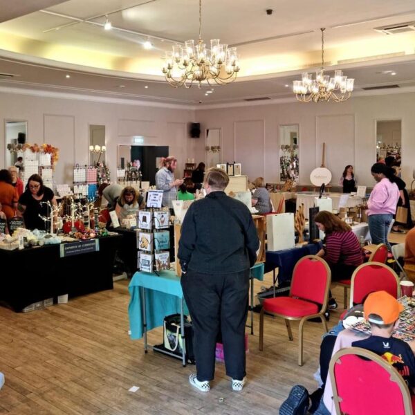 Photo of stalls and stallholders at The Yard Perth