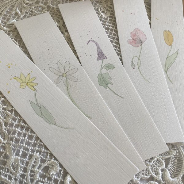 Handpainted Watercolour Bookmarks