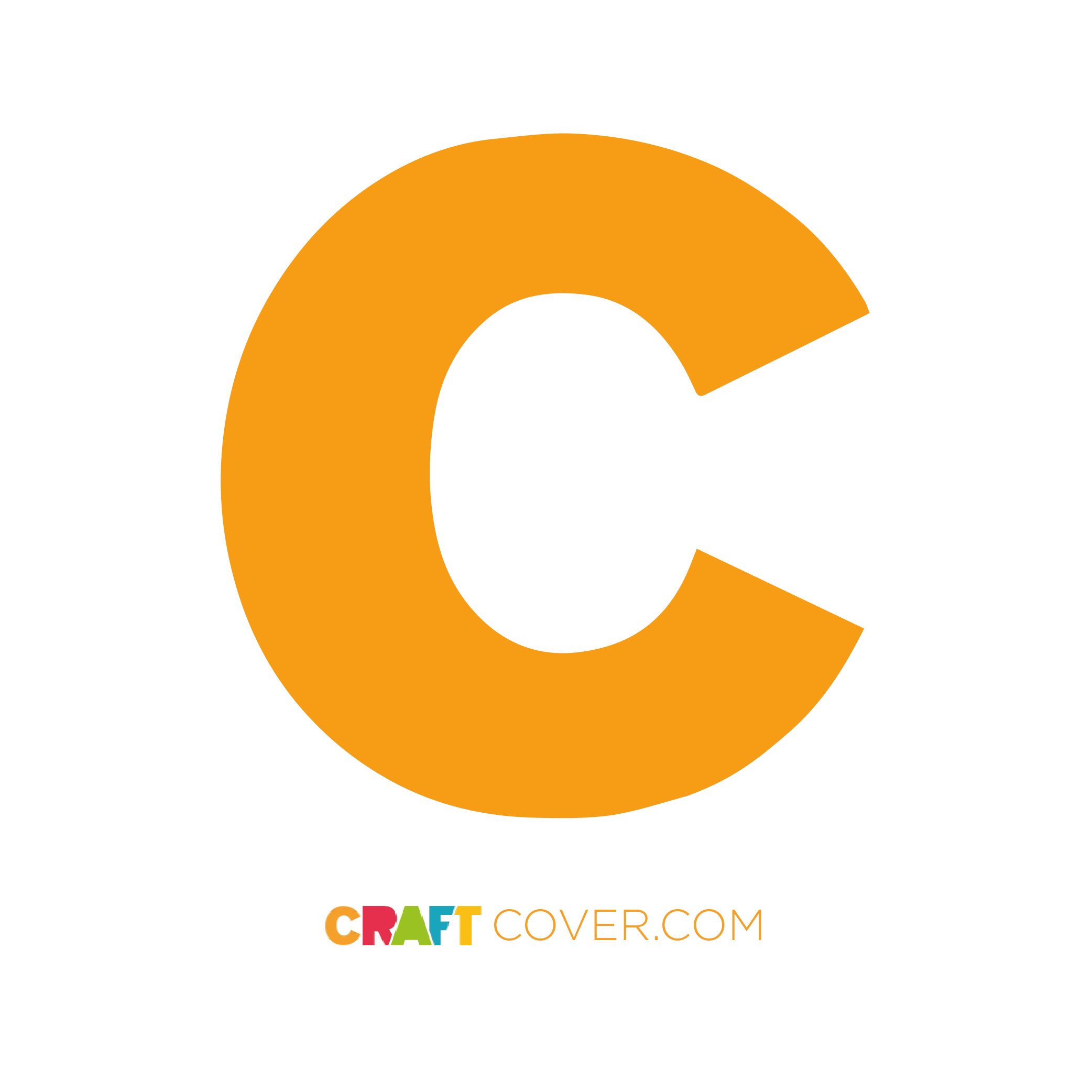 Craft cover square logo. Orange 'C' on white background.