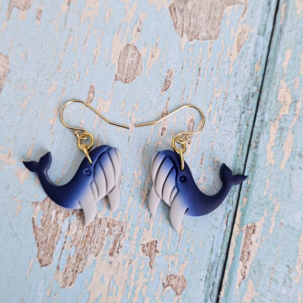 Sage & Seasalt, Humpback Whale Earrings