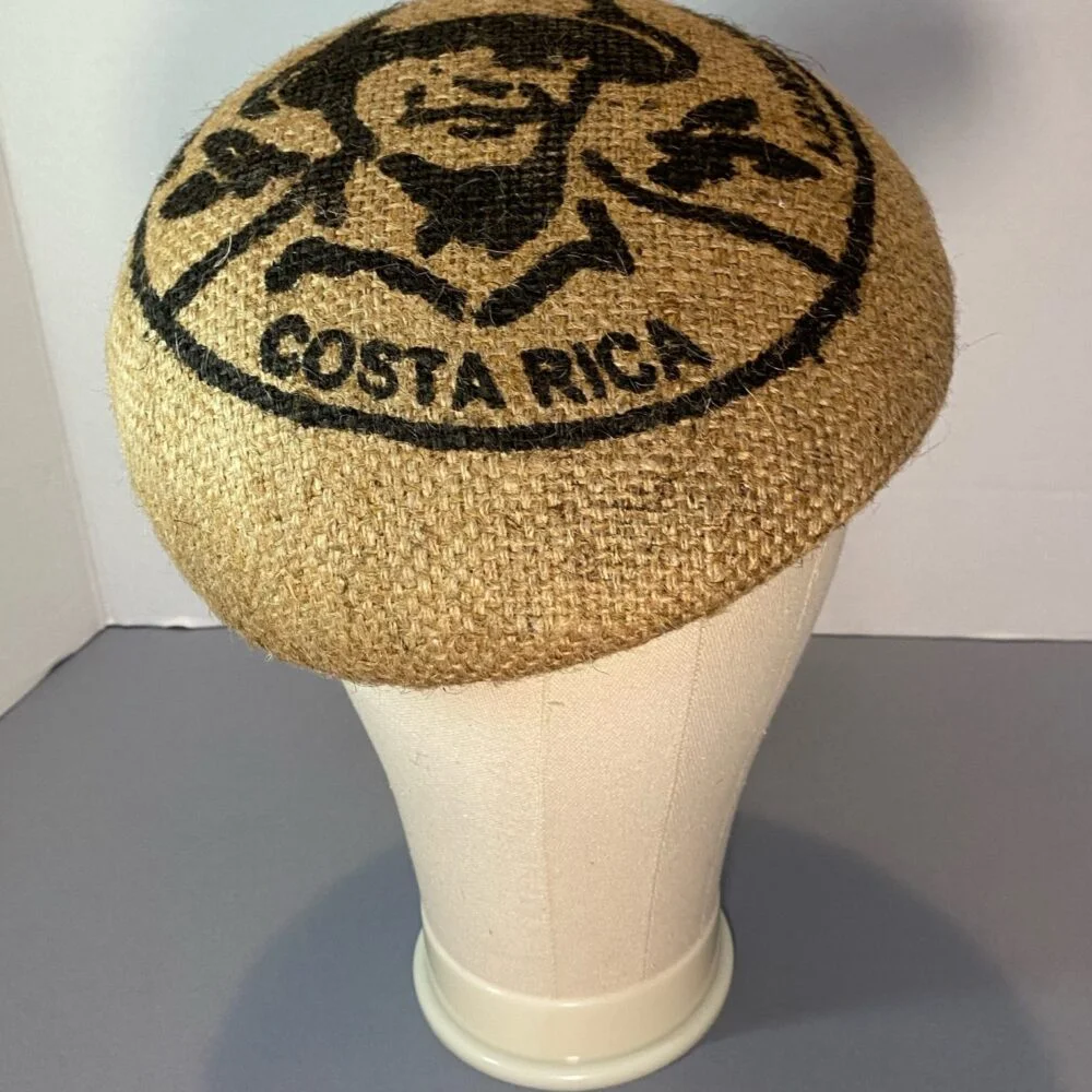 Recycled Coffee Sack Cap (blocked)