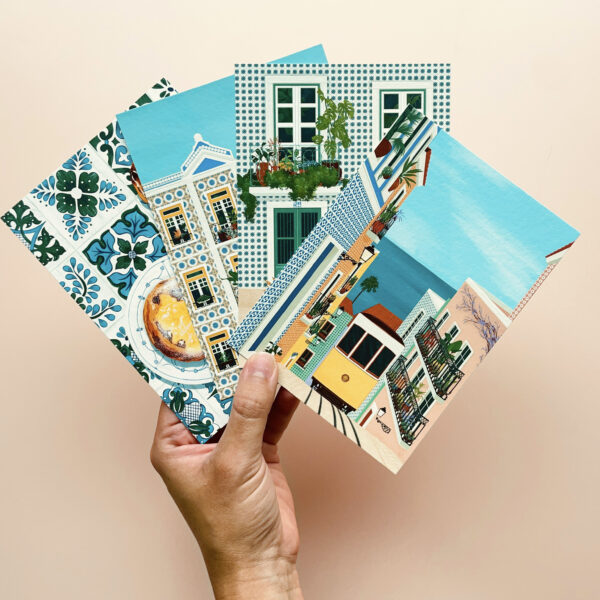 Lisbon A6 Postcard Set
