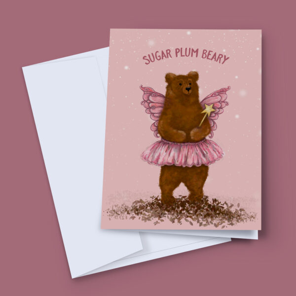 Sugar Plum Beary Christmas Card