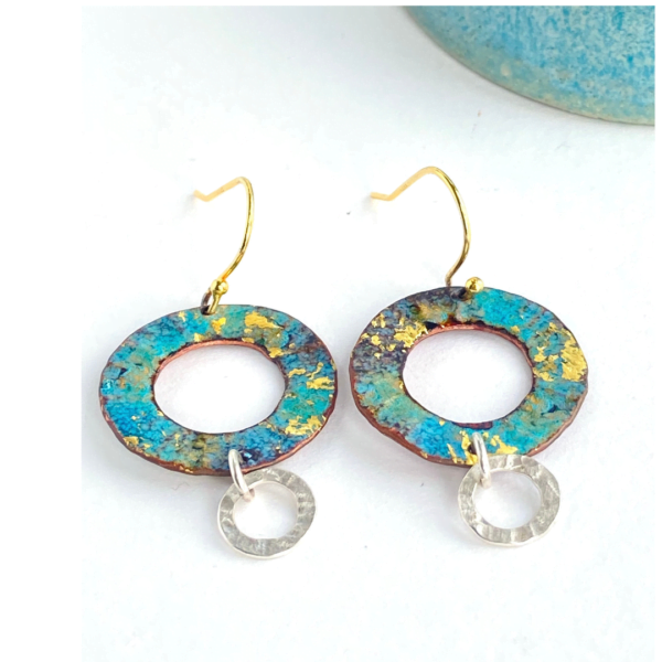 enamel-sea-blue-earrings