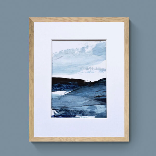 Louise Levine Semi Abstract Mounted Seascape