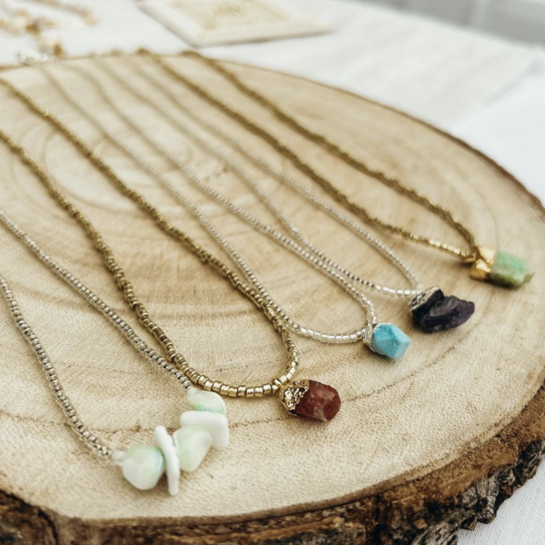 Gemstone Necklaces by Yoga Dreamer Accessories