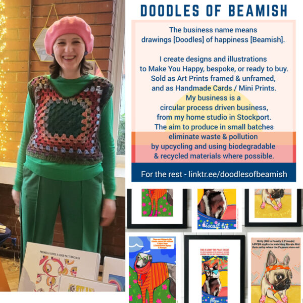 Doodles of Beamish, Art Prints, Handmade Cards, Stationary Gifts