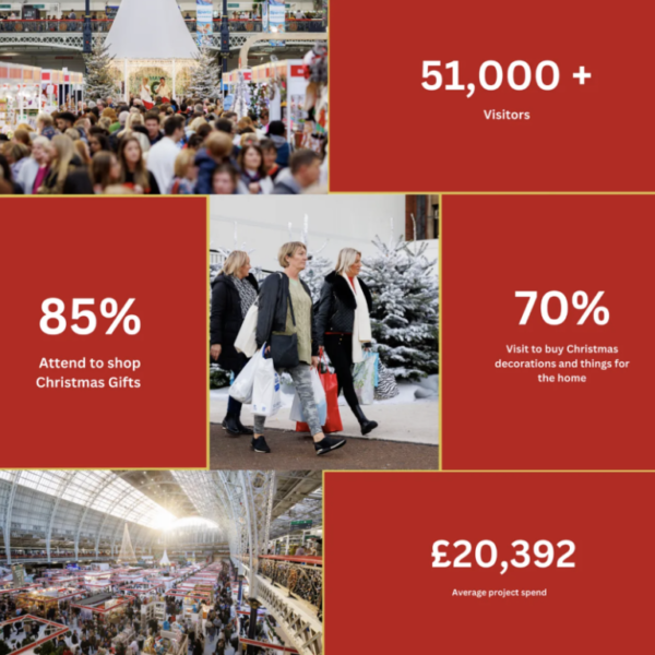Christmas Ideal home Show Stats on selling