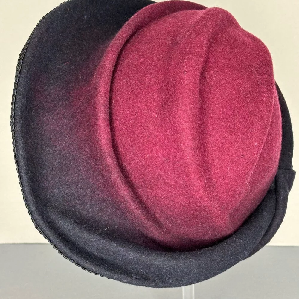 Pink Feijoa Millinery Hand Sculpted Felt Hat