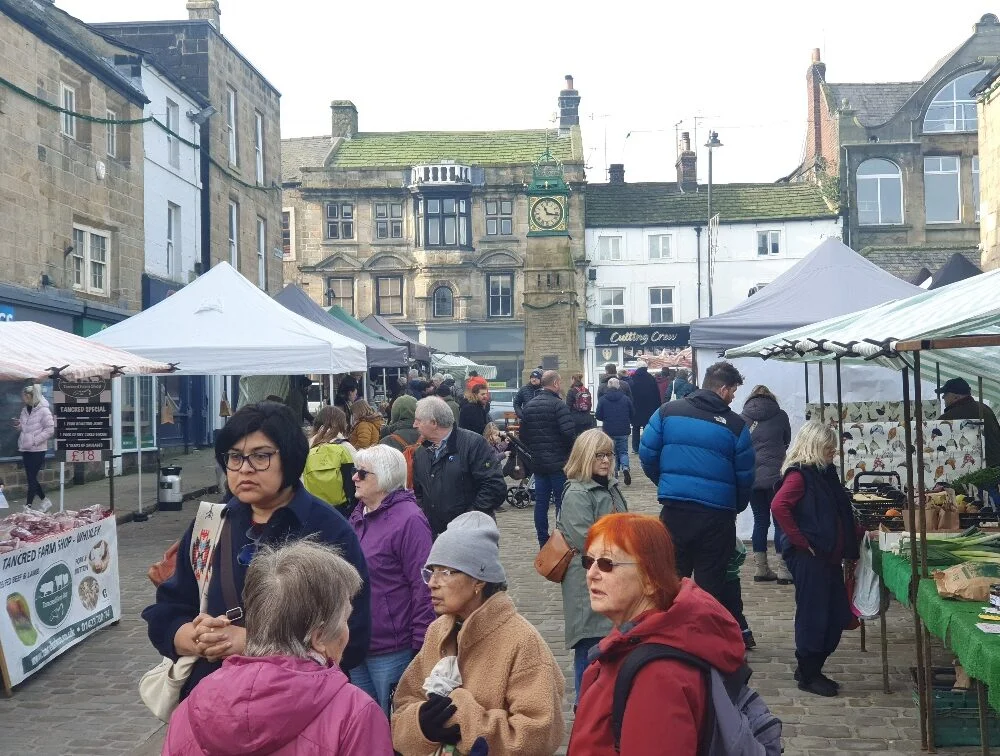 Customer roaming a Real Market based in Yorkshire