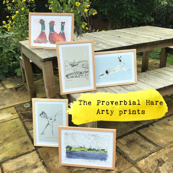 The Proverbial Hare Framed Prints