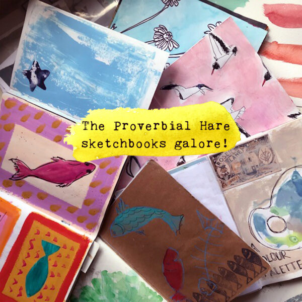 The Proverbial Hare - sketchbooks