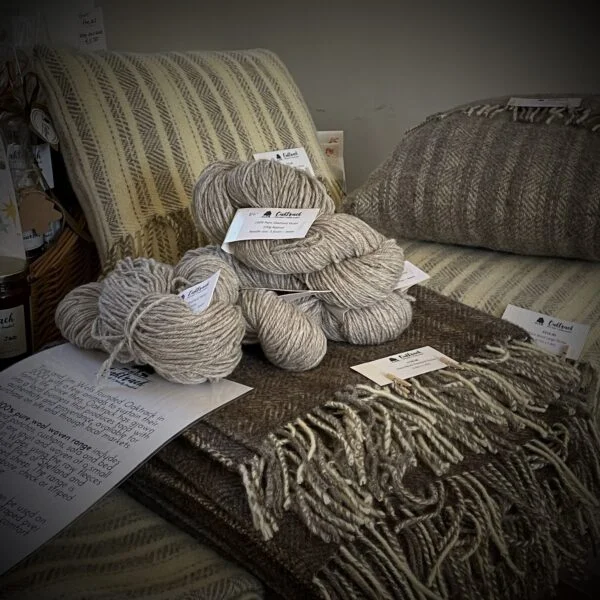 Locally reared sheepskins and crafted homewear