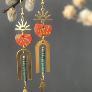 coral-earrings